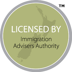 Licensed by Immigration Advisers Authority of New Zealand