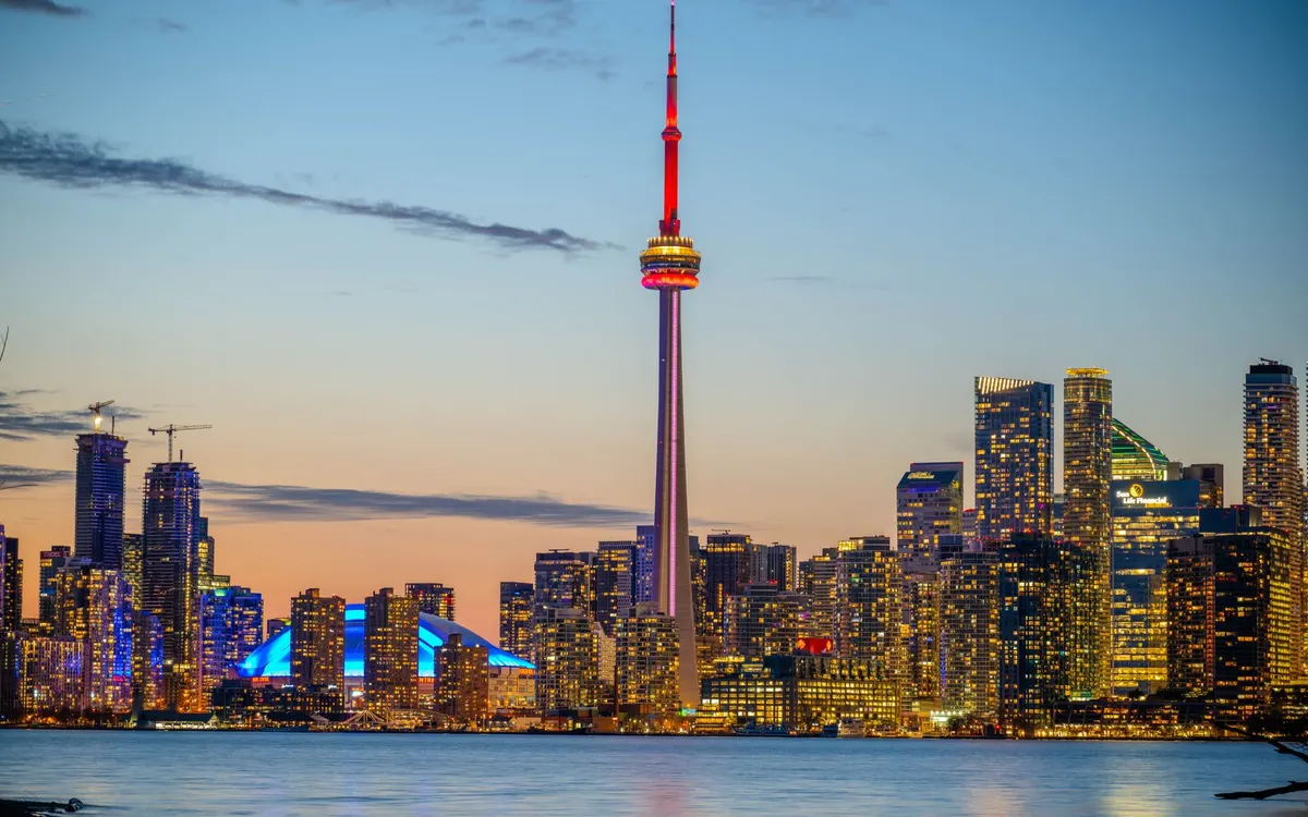 The Toronto skyline, Canada.