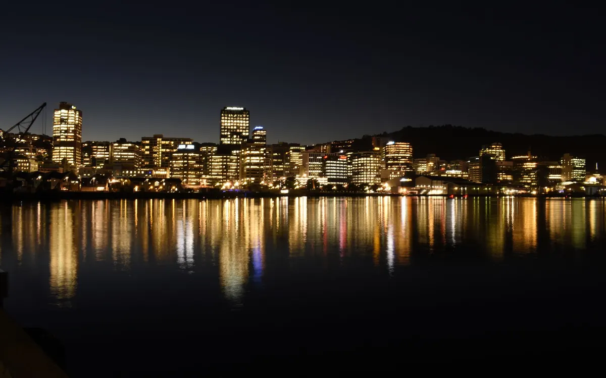 A government building in Wellington, New Zealand.