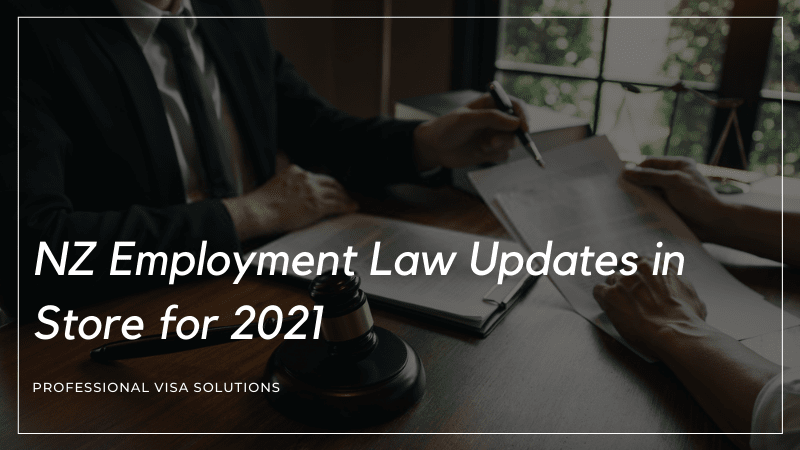 NZ Employment Law Updates in Store for 2021